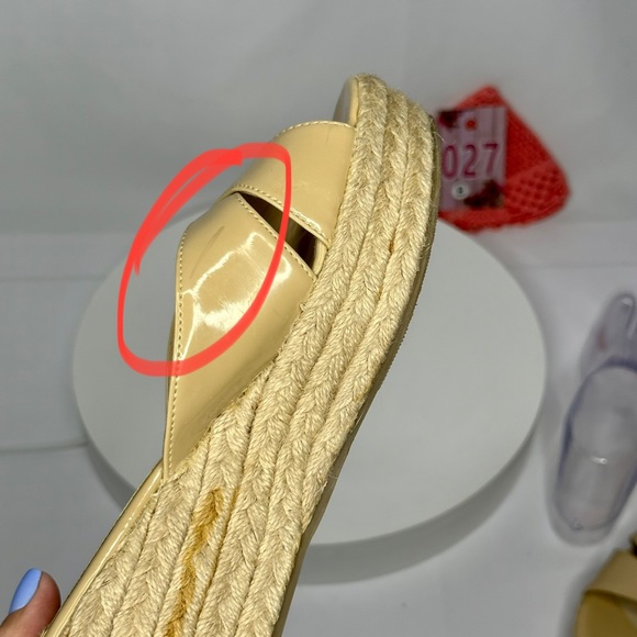 Kelsi Dagger Bianca Wedge Platform Slip-On Sandals Size 8.5 - Picture 14 of 14